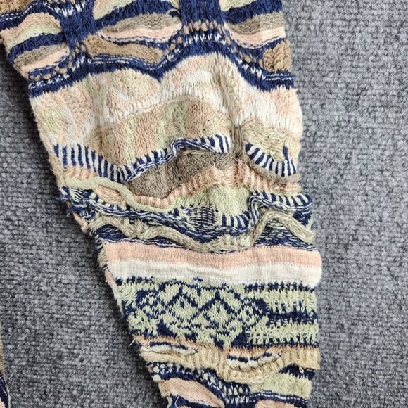 COOGI Classic Australia Medium Long Sweater Women Knit Intricate Cotton Linen - Picture 11 of 16